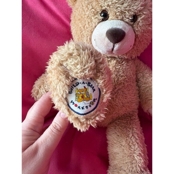 Build A Bear BABW Teddy Bear Brown Plush Stuffed Animal - Picture 3 of 3